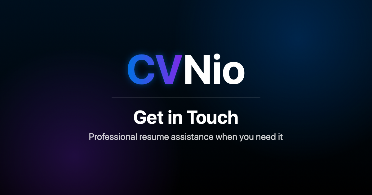 CVNio Professional Resume Templates cvnio-professional-resume-templates
